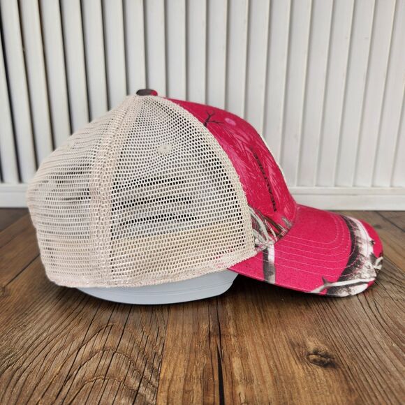 Black Clover Live Lucky Realtree Trucker Hat Pink Woods Snapback Mesh Womens Cap main image 10